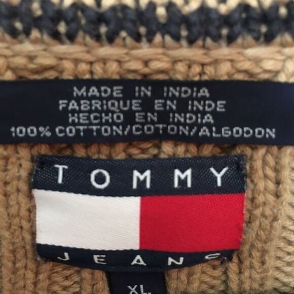 Tommy Hilfiger Thick Heavy Ribbed Full Zip Sweater - Picture 7 of 8